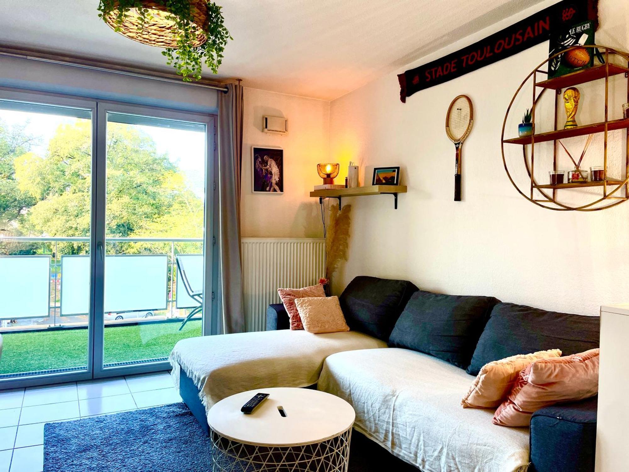 Bel Appartement T3 De 60M2 Avec Parking, Terrasse, Proche Du Metro Et Du Periph Toulouse Buitenkant foto