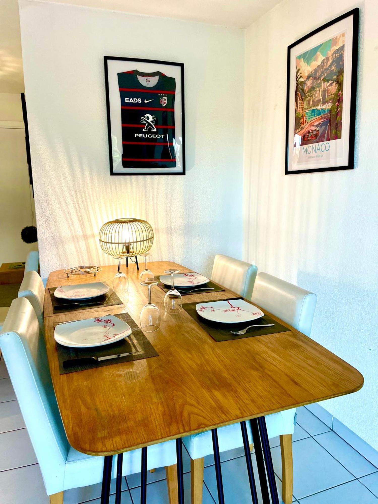Bel Appartement T3 De 60M2 Avec Parking, Terrasse, Proche Du Metro Et Du Periph Toulouse Buitenkant foto