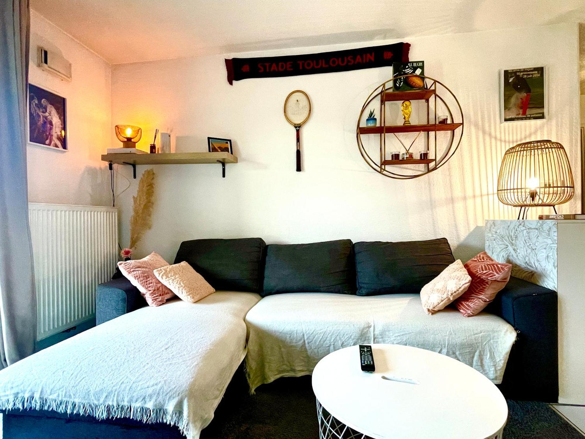 Bel Appartement T3 De 60M2 Avec Parking, Terrasse, Proche Du Metro Et Du Periph Toulouse Buitenkant foto