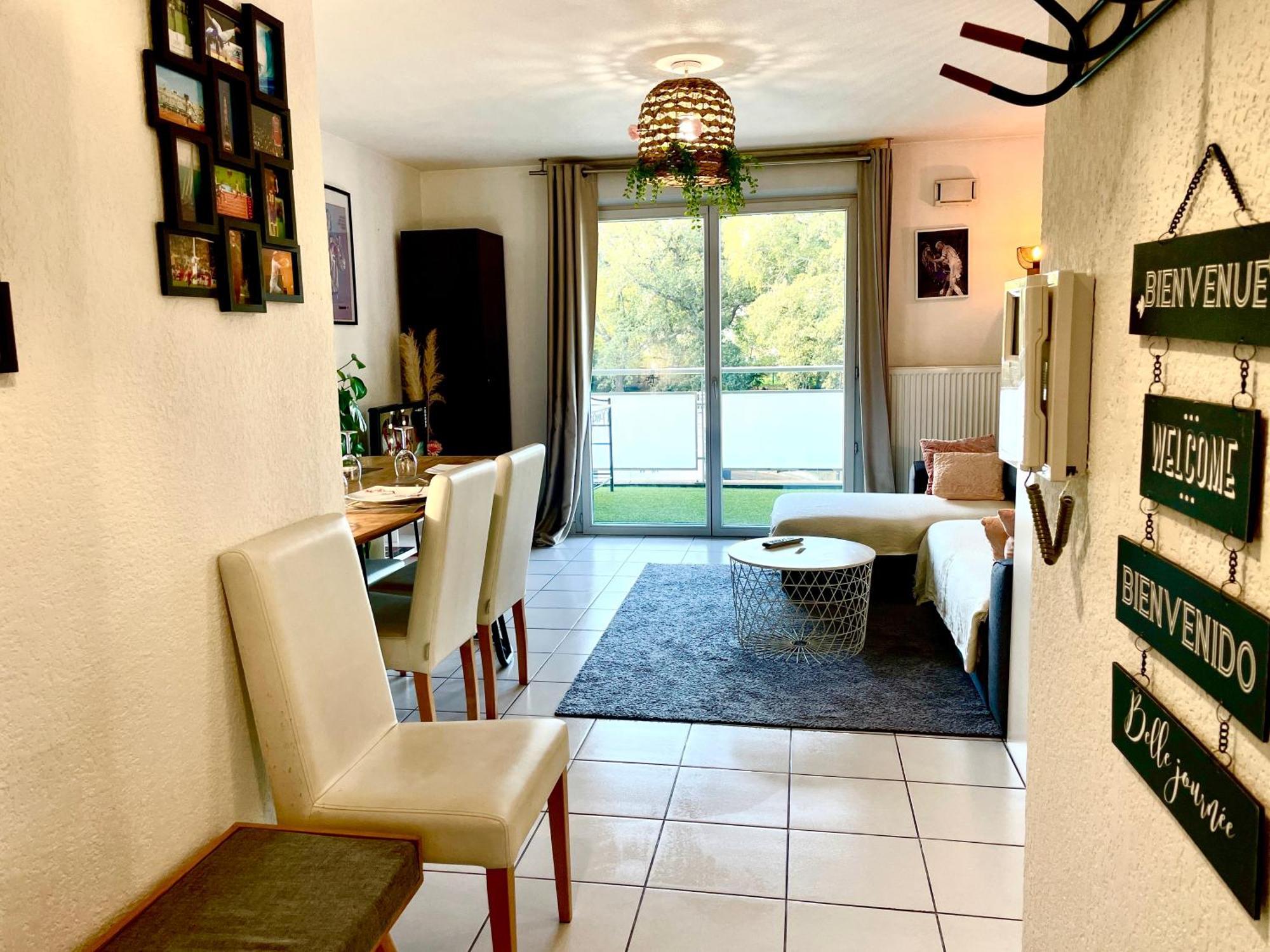 Bel Appartement T3 De 60M2 Avec Parking, Terrasse, Proche Du Metro Et Du Periph Toulouse Buitenkant foto