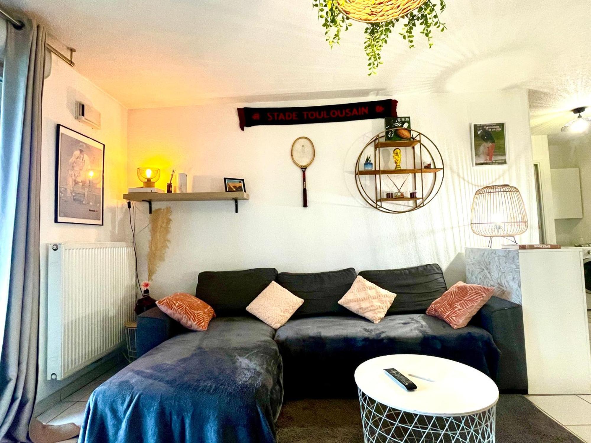 Bel Appartement T3 De 60M2 Avec Parking, Terrasse, Proche Du Metro Et Du Periph Toulouse Buitenkant foto