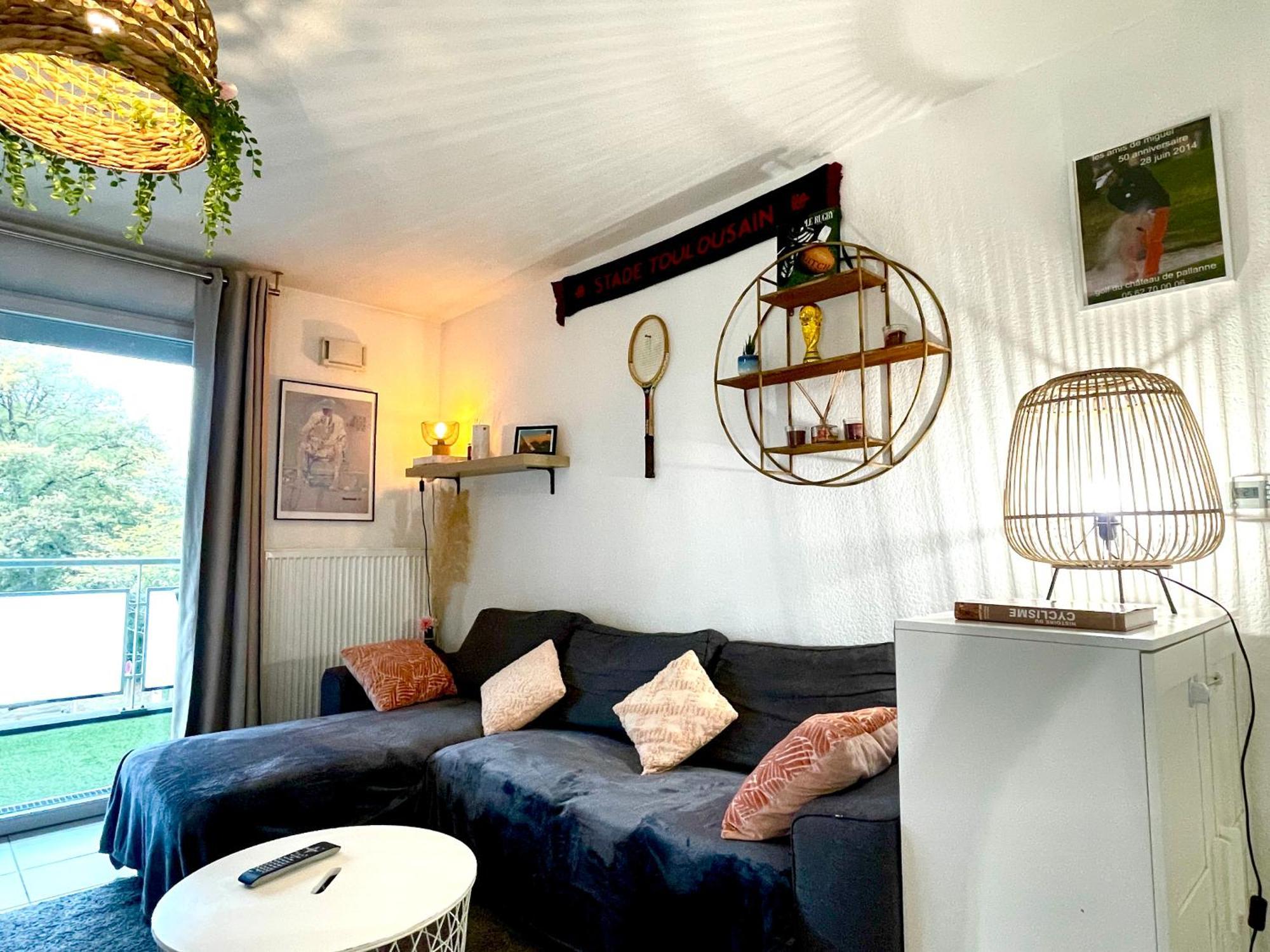 Bel Appartement T3 De 60M2 Avec Parking, Terrasse, Proche Du Metro Et Du Periph Toulouse Buitenkant foto